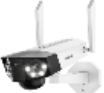 מצלמה פנורמית חיצונית 2 עדשות Reolink Duo 4G