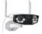 מצלמה פנורמית חיצונית 2 עדשות Reolink Duo Wifi