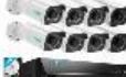 קיט 8 מצלמות צינור 8 מגה Reolink RLK16-810B8-A