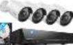 קיט 4 מצלמות צינור 5 מגה Reolink RLK8-410B4-5MP