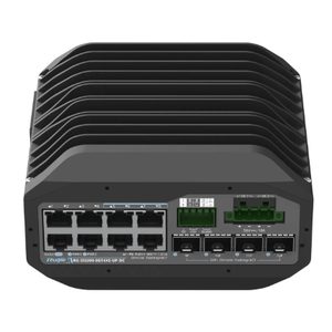 מתג תעשייתי PoE 12 פורטים RG-IS5200-8GT4XS-UP-DC