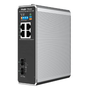 מתג תעשייתי PoE 6 פורטים RG-NIS2100-4GT2SFP-HP